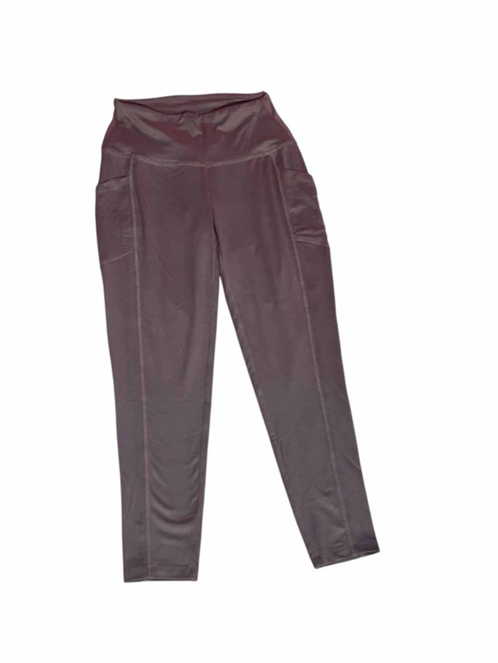 Zenana Outfitters High Waist Black Leggings with Pockets Size L